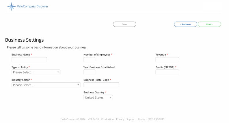 Business Setting Stardard