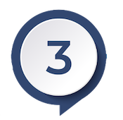 Number 3 Bubble